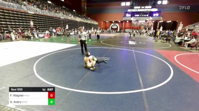 54 lbs Round Of 16 - Forest Wagner, Wyoming Underground vs Kovie Avery, Westlake