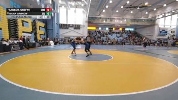 190 lbs 7th Place Match - Lawson Josefyk, Charter School Of Wilmington vs Aidan Dawson, St Georges Tech HS