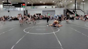120 lbs Round 1 (4 Team) - Lucas Copper, Smitty`s Barn vs Vincenzo Baldino, The Outsiders