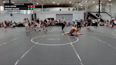 120 lbs Round 1 (4 Team) - Lucas Copper, Smitty`s Barn vs Vincenzo Baldino, The Outsiders