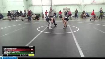 88 lbs Round 2 (8 Team) - Liston Seibert, Terps Xtreme vs Jordan Manyette, Kraken