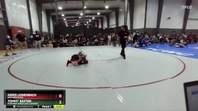 98 lbs Round 2 - Tommy Baxter, Punisher Wrestling Company vs Aiden Leinenbach, BMA Wrestling