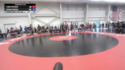 215 lbs 1st Place Match - Ladd Holman, JWC vs Gage Ponton, Suples