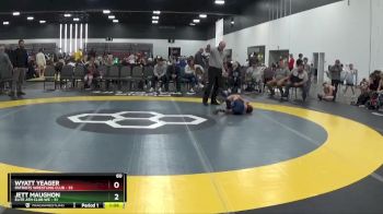 60 lbs Round 1 (8 Team) - Wyatt Yeager, Patriots Wrestling Club vs Jett Maughon, Elite Ath Club WE