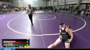 106 lbs Placement (4 Team) - Titus Howell, Keller Timber Creek vs Jackson Shipley, Dripping Springs