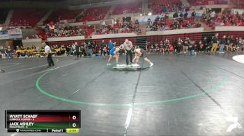 215 lbs Round 1 (16 Team) - Wyatt Schaef, Lubbock Cooper vs Jack Ashley, Midlothian