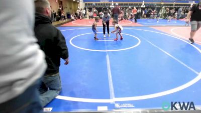 46A lbs Rr Rnd 3 - Shane Webster, Claremore Wrestling Club vs Leonardo McClain, Verdigris Youth Wrestling