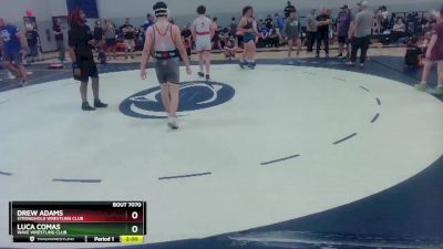 165 lbs Semifinal - Luca Comas, Wave Wrestling Club vs Drew Adams, Stronghold Wrestling Club