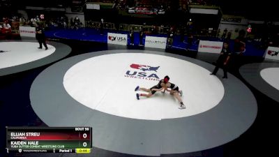 67 lbs Champ. Round 1 - Elijah Streu, California vs Kaiden Hale, Yuba Sutter Combat Wrestling Club