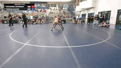 144 lbs Cons. Quarters - Nathaniel Gutierrez, Gold Rush Wrestling Reno vs Tristan Gauvin, Bear Cave Wrestling Club