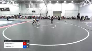 83 lbs Semifinal - Hailey Delgado, WOW North vs Carolyn Geckler, Midwest Black Mambas Team 1