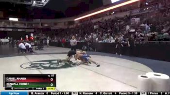 5A 132 lbs Cons. Round 1 - Daniel Amaro, Las Cruces vs Kendall Herbst, Hobbs