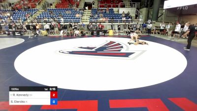 132 lbs Rnd Of 64 - Ryan Kennedy, OH vs Steele Diercks, IA