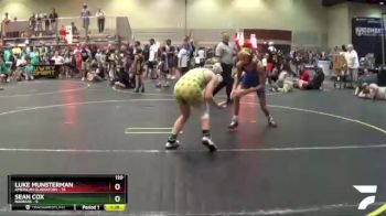 120 lbs Round 1 (6 Team) - Luke Munsterman, American Gladiators vs Sean Cox, BadBass