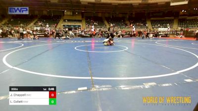 95 lbs Consi Of 32 #2 - John Chappell, Bulls vs Lane Collett, Raw Wrestling Club