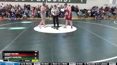 285 lbs Round 4 - Patrick Hamilton, Wilson vs Aaron Holmes, Deshler