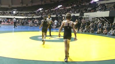 6-8 75 Champ. Round 1 - Taai Bashir, Virginia Team Predator vs Ethan Flowers, Midlothian Miners Wrestling Cl
