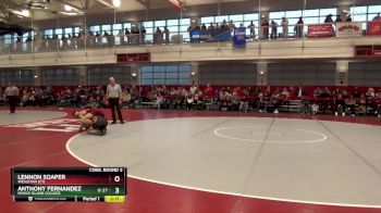 197 lbs Cons. Round 3 - Lennon Soaper, Wesleyan (CT) vs Anthony Fernandez, Rhode Island College