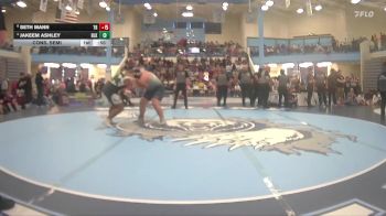 285 lbs Cons. Semi - Jakeem Ashley, Blackfoot High School vs Seth Mann, Thunder Ridge