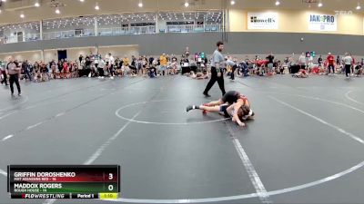 76 lbs Round 1 - Maddox Rogers, Rough House vs Griffin Doroshenko, Mat Assassins Red