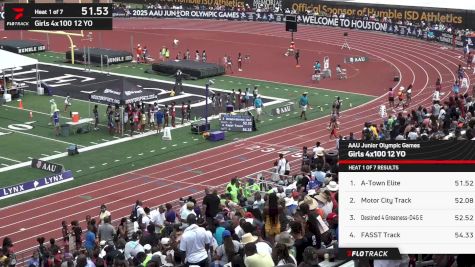 Middle School Girls' 4x100m Relay, Semi-Finals - Age 12