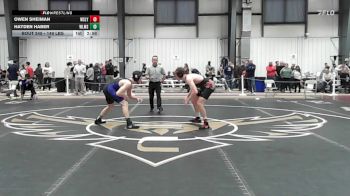 149 lbs Consi Of 8 #1 - Owen Sheiman, Wesleyan vs Hayden Haber, Williams