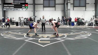 149 lbs Consi Of 8 #1 - Owen Sheiman, Wesleyan vs Hayden Haber, Williams