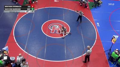 117 lbs Round Of 16 - Brayden Steinbach, St.Marys vs Waylynn Barrows, Montgomery