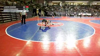 85 lbs Consi Of 8 #1 - Landon Gardner, Richmond Hill Wrestling Club vs Mason Steinhauser, Level Up Wrestling Center