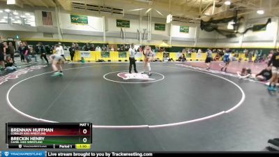 100 lbs Semifinal - Breckin Henry, Camel Kids Wrestling vs Brennan Huffman, Cobbler Kids Wrestling