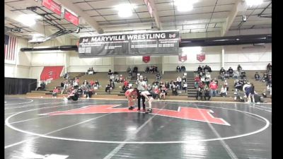 125 lbs Round 2 - Aidan Haggard, Maryville University vs Jacob Tangpricha, Central Missouri