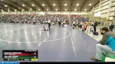 52 lbs 5th Place Match - Easton Horrocks, Uintah Wrestling vs Roland Marsh, Box Elder Stingers