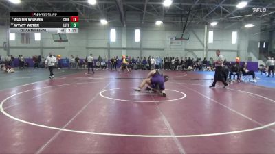 184 lbs Quarterfinal - Austin Wilkins, Cornell College vs Wyatt Weter, Luther