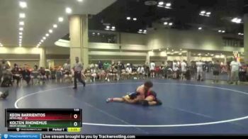 138 lbs Round 3 (10 Team) - Keon Barrientos, NFWA Red vs Kolten Rhonemus, Delta Eagles