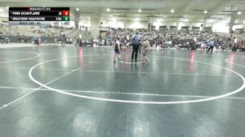 90 lbs Champ. Round 1 - Finn Scantland, Swarm Wrestling vs Brayden Halfacre, Warren Co Wrestling