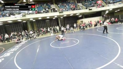 150 lbs Champ. Round 3 - Kaden Collins, Unattached vs Samer Suleiman, Unattached