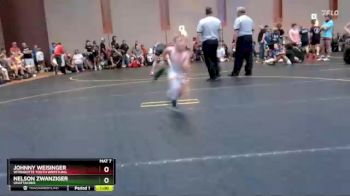 44 lbs Cons. Semi - Johnny Weisinger, Wyandotte Youth Wrestling vs Nelson Zwanziger, Unattached