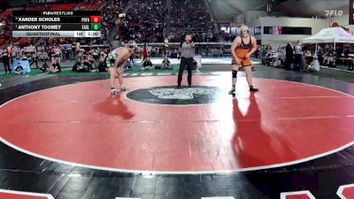 6A 285 lbs Quarterfinal - Anthony Toomey, Eagle vs Xander Scholes, Post Falls