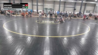 110 lbs Semifinal - Brian Main, York vs Jack Miller, Mt Holly Springs
