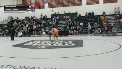 160 lbs Cons. Semi - May Prado, Wartburg vs Olivia Cotton, Cornell College