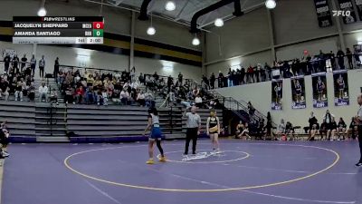 125 lbs Placement Matches (8 Team) - Amanda Santiago, Richmond Hill HS vs Jacquelyn Sheppard, McEachern