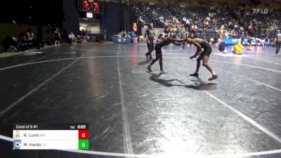 125 lbs Consi Of 8 #1 - Noah Luna, Appalachian State vs Malik Hardy, The Citadel