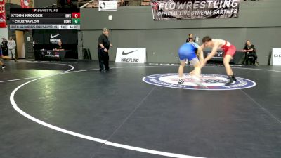 All Cadet Boys Freestyle Upper - 175 lbs Champ. Round 1 - Kyson Kroeger, Granite Wrestling Club vs Cruz Taylor, Daniel Cormier Wrestling Club