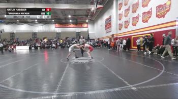 150 lbs Champ. Round 2 - Gatlin Hassler, Elyria vs Brennan Kicker, Highland