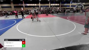 54 lbs Round Of 16 - Cruz Herman, Mat Demon WC vs Ezequiel Gutierrez, Red Wave WC