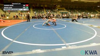 70-73 lbs 3rd Place - Drake Lear, Fort Gibson Youth Wrestling vs Parker Mabe, Vian Wrestling Club