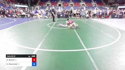 120 lbs Cons 32 #1 - Andrew Bonita, NJ vs Kyle Sieminski, OR