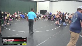 80 lbs Cons. Round 2 - DeAra Giardina, Stratford Knights Youth vs Haven Degges, Summerville Takedown Club