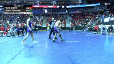 3A-157 lbs Champ. Round 1 - Owen Gilbert, Johnston vs Adrian Perez-Hall, Burlington