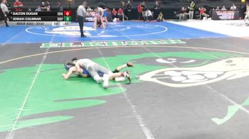 Cons. Round 2 - Josiah Coleman, South Loup (Callaway/Arnold) vs Dalton Dugan, Central Valley